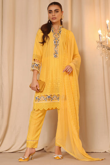 Emerald Enchantment Chikankari