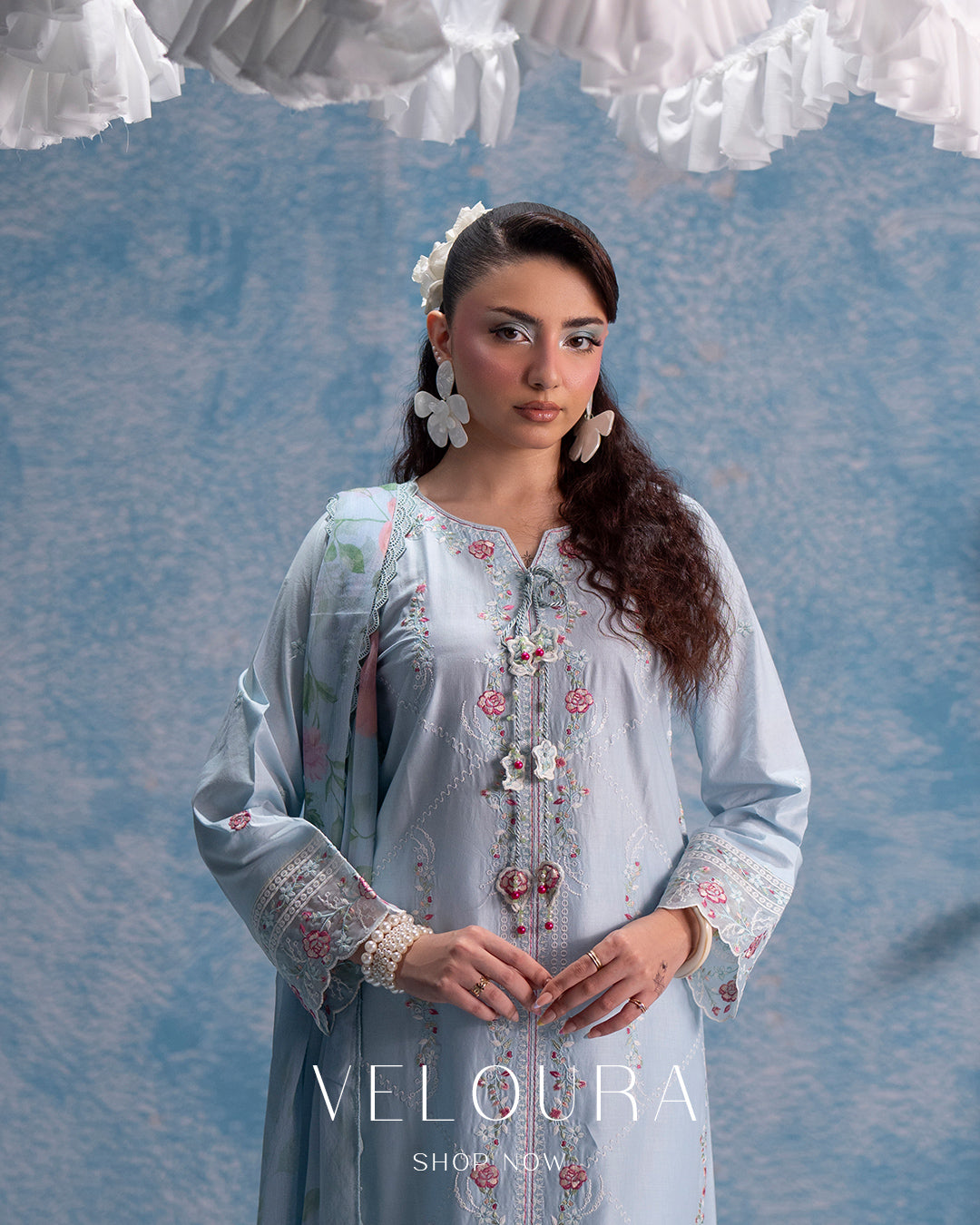 Veloura - Embroidered Kaftan