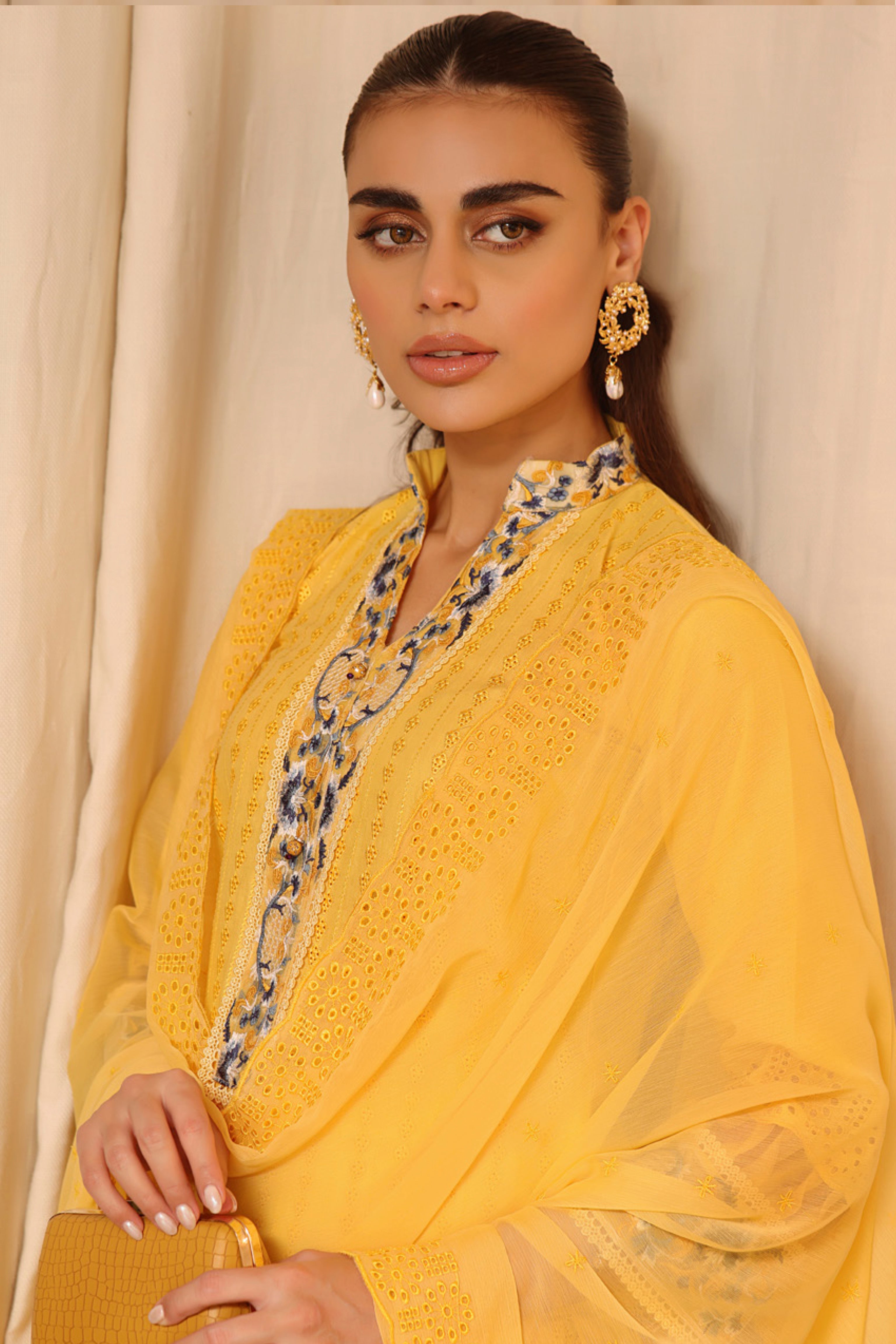 Emerald Enchantment Chikankari